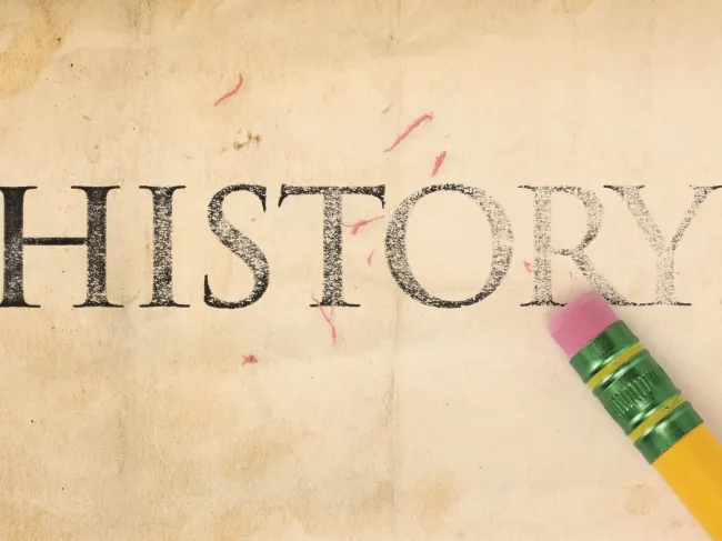 Erasing history